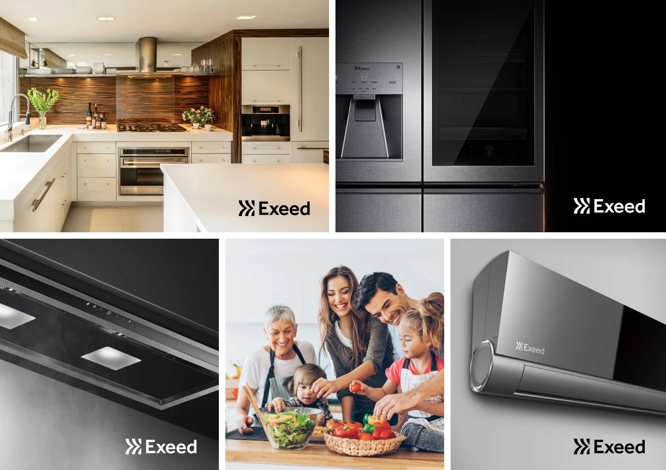 Original Exeed appliance and home application montage